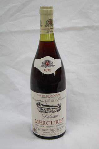 null 1 bouteille de Mercurey, domaine de la Renarde Delorme, 1979.