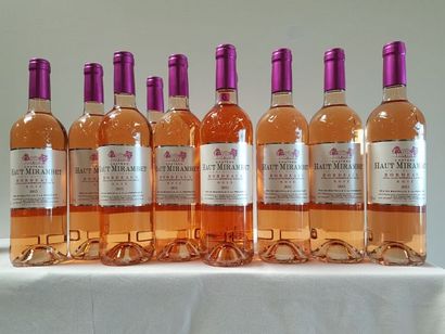 null 10 bouteilles de Bordeaux Rosé Sec, Château Haut Mirambet, Mise de Propriété,...