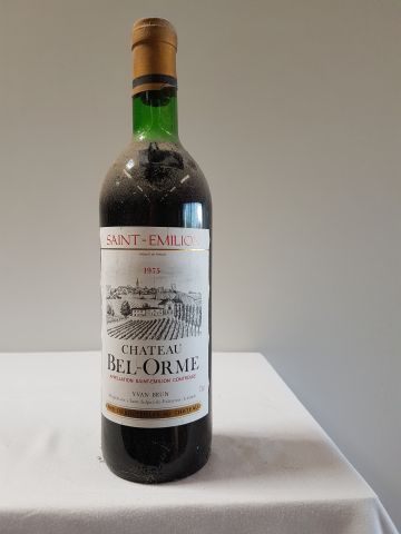 null 1 bouteille de St Emilion, Château Bel Orme, 1975 (bouteille sale, niveau 2...