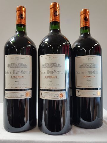 null 3 Magnums, 150 cl, Château Haut Mondain, Bordeaux, Récoltant Vignobles Charles...