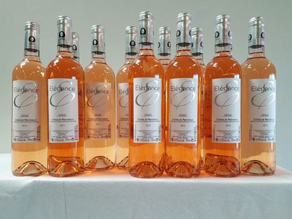 null 12 bouteilles de Provence Rosé, Thomas Carteron, L'Elégance, Cuvée sélectionnée,...