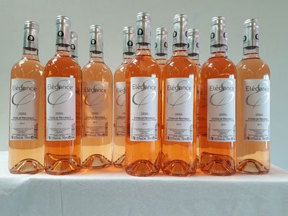 null 12 bouteilles de Provence Rosé, Thomas Carteron, L'Elégance, Cuvée sélectionnée,...