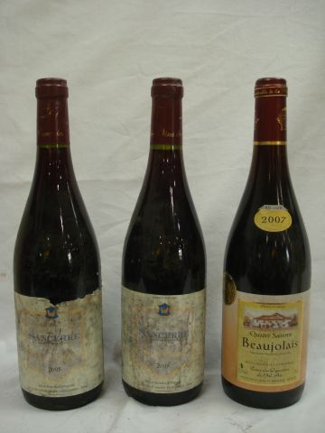null Deux bouteilles de Sancerre, Duc de Tarente, 2005 (Esa). On y joint une bouteille...