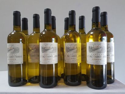 null 12 bouteilles de Graves Blanc, Château L'Arc St Pierre, Vignobles Daubas, 2...