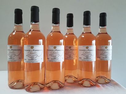 null 6 bouteilles de Bordeaux Rosé, L'Excellor, Vignes et passion, 2015