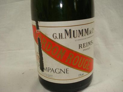 null Magnum de champagne Mumm, Cordon Rouge, 1962. (niveau bas)