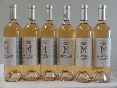 null 6 bouteilles de Château Saint Maur, Côtes de Provence Rosé, Cru Classé, 201...