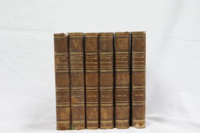 null VOLTAIRE "Dictionnaire philosophique" 6 volumes. Paris, Fouquet, 1821.