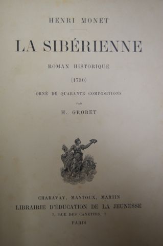 null Heni MONET "La Sibérienne" Paris, Charavay, Mantoux et Martin.
