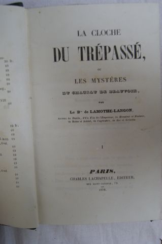 null Lot de livres reliés XIXe, éditions Lachapelle.