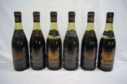 null 6 bouteilles de Cahors, 1967 (LB et B)