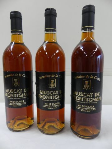 null 3 bouteilles de Vieux Muscat de Frontignan, Vin de Liqueur, Domaine de la Coste,...