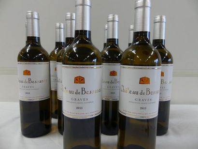 null 12 bouteilles de Graves Blanc, Château de Bessanes, Propriétaire Xavier et Caroline...