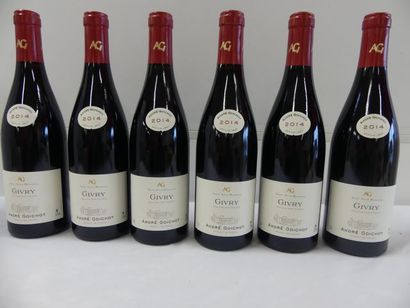 null 6 bouteilles de Givry Rouge, André Goichot, 2014