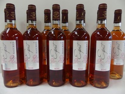 null 12 bouteilles de Côtes de Gascogne Rosé, Esprit des Maouries, 2014
