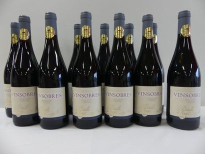 null 12 bouteilles de Vinsobres, Côtes du Rhône, La Bataille des Anges, 2012