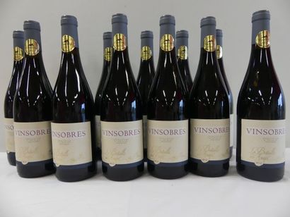 null 12 bouteilles de Vinsobres, Côtes du Rhône, La Bataille des Anges, 2012