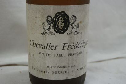 null 3 bouteilles de Chevalier Frédérique, Vin de table français. (B)