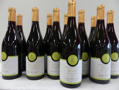 null 12 bouteilles de Brouilly, Cru du Beaujolais, Jean Olivier Le Saint, 2014
