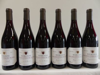 null 6 bouteilles de Bourgogne Hautes Côtes de Nuits, Henri de Bareuil, 2015