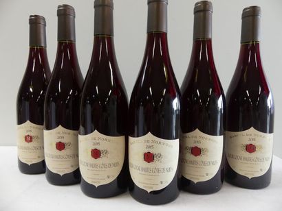 null 6 bouteilles de Bourgogne Hautes Côtes de Nuits, Marcel de Normont, 2015