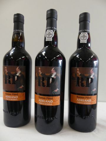null 3 bouteilles de Porto Reserva, Adriano Ramos Pinto, 19,5 % vol., 75 cl