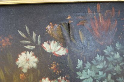 null Dans le goût de l'école hollandaise du XVIIe siècle, huile sur toile figurant...