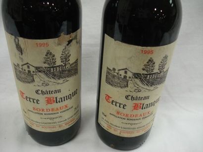 null 2 bouteilles de Bordeaux Chateau Terre Blanque , 1995. Esa