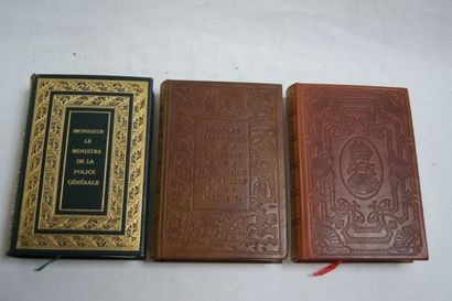 null Lot de 3 volumes, Jean de Bonnot : Fouché "Mémoires" (1967), Machiavel "Le Prince"...