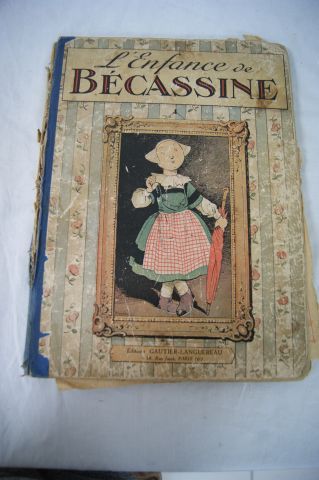 null Lot de livres comprenant l'enfance de Becassine ed. Gautier Languereau ( état...