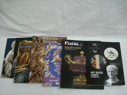 null Lot de catalogues de ventes, dont Kohn, Aguttes, Teissier-Sarrou.