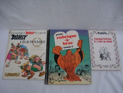 null Lot de 3 bandes dessinées : Plantu, Gottlieb, Asterix