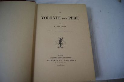 null Lot de deux livres : Marie Lebot "La volonté d'un père" Boivin / Ivonne Morancet...