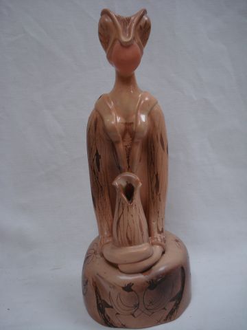 null JOLLY "Marie-Madeleine". Sculpture en céramique. Haut.: 36 cm