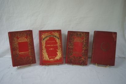 null Lot de 4 livres : Pierre Ficy "La destinée de Silvere" Hachette, 1895 / De Cherville...