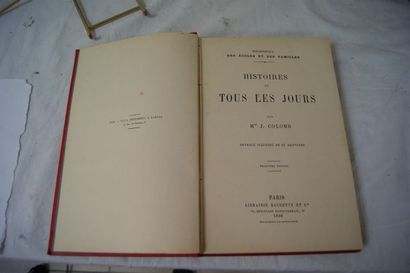 null Lot de 4 livres : Mme J. Colomb "Histoire de tous les jours" Hachette, 1890...