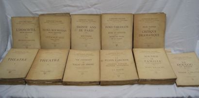null Alphonse DAUDET Oeuvres complètes illustrées , 20 volumes brochés, Paris , Librairies...
