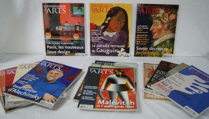 null Lot de 15 exemplaires de "Connaissance des Arts"