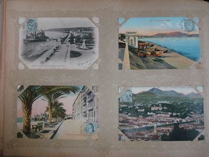 null Ensemble de cartes postales anciennes ( de 1900 à 1930), essentiellemnent animées...