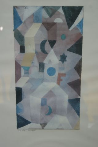 null Reproduction encadrée d'après Klee. 51 x 41 cm