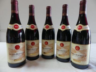 null 5 bouteilles de Crozes Hermitage Rouge de Guigal, 2015