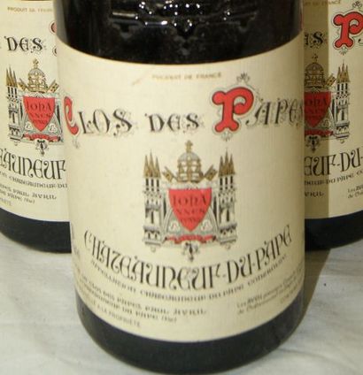 null 6 bouteilles de Châteauneuf des Papes Blanc, Clos des Papes, 2009.