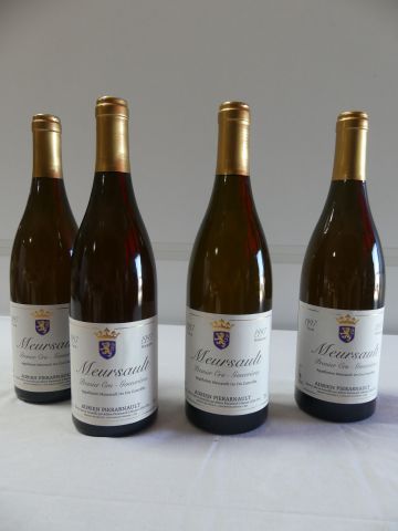 null 4 bouteilles de Meursault Blanc 1er Cru, Genevrières, Adrien Pierarnault, 1...