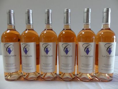 null 6 bouteilles de Provence Rosé, Domaine de la Courtade à Porquerolles, 2015