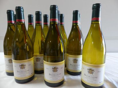 null 12 bouteilles de Bourgogne Blanc, Chardonnay, Louis d'Armont, 2012