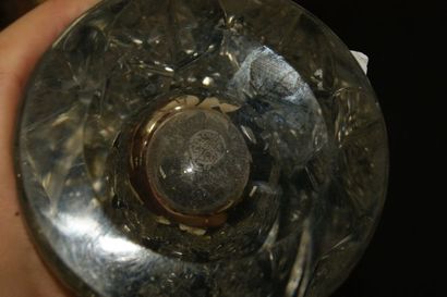 null SAINT LOUIS Vase en cristal taillé. H. 29 cm