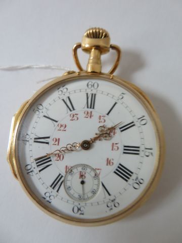 null VACHERON CONSTATIN Montre de gousset en or jaune 18K. Monogrammée à l'arrière....