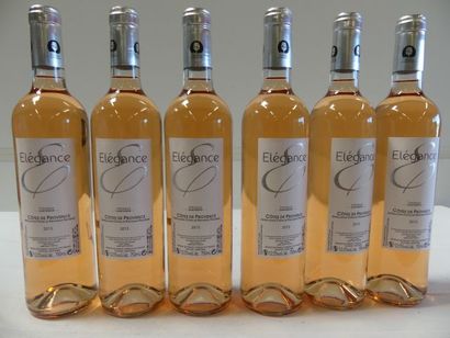 null 6 bouteilles de Provence Rosé, Thomas Carteron, L'Elégance, Cuvée sélectionnée,...