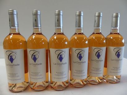 null 6 bouteilles de Provence Rosé, Domaine de La Courtade à Porquerolles, 2015