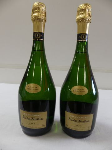 null 2 bouteilles de Champagne Grande Sélection Nicolas Feuillatte, Brut